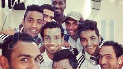 بعثة المنتخب الوطني تغادر إلى العاصمة السنغالية 