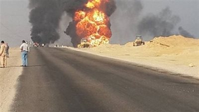 إغلاق طريق العريش الساحلي جراء انفجار عبوة ناسفة 