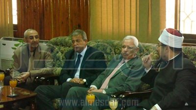 بالصور: وزير الشباب والرياضة يبحث استعدادات جامعة الأزهر للعام الدراسي الجديد