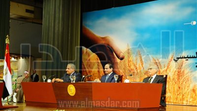 السيسى يؤكد على إجراء الانتخابات البرلمانية خلال كلمته فى احتفالية عيد الفلاح