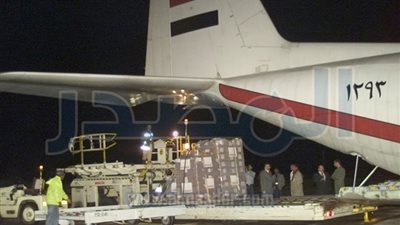 وصول طائرة المساعدات المصرية لمتضرري السيول والفيضانات بالسودان