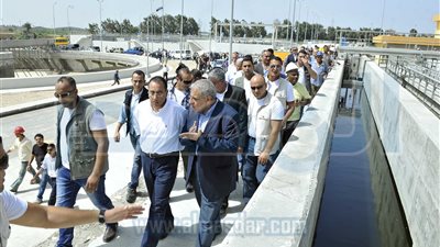 افتتاح محطة صرف صحى العجمى بتكلفة ٦٣٥ مليون جنيه