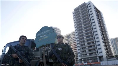 حريق بالقرية الأولمبية التي تستضيف أولمبياد ريو دي جانيرو