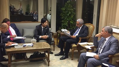 قابيل يبحث مع شركة يابانية إقامة مشروعات للصناعات الثقيلة