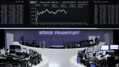 الأسهم الأوروبية ترتفع صباحا وآر.بي.اس يقفز