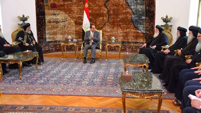 المصدر تنشر أسماء أبرز الحاضرين في لقاء السيسي بالبابا تواضروس