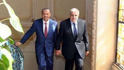 محلب ونظيره الليبى : الاتفاق على تشكيل لجنة لدراسة المشروعات العالقة  