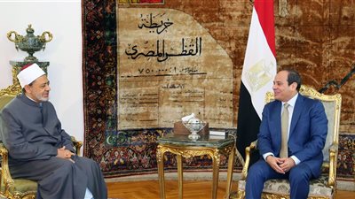 ننشر تفاصيل لقاء السيسي وشيخ الأزهر