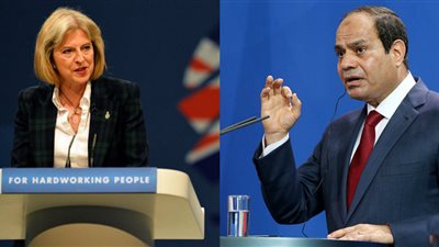 السيسي يبحث مع بريطانيا رفع حظر الطيران إلى مصر 