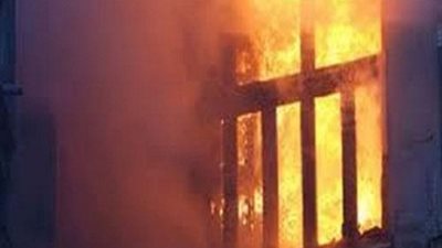 حريق مروع  يلتهم 