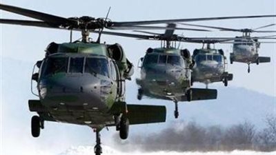 طائرات الأباتشى تشن سلسلة هجمات على قرى جنوب 