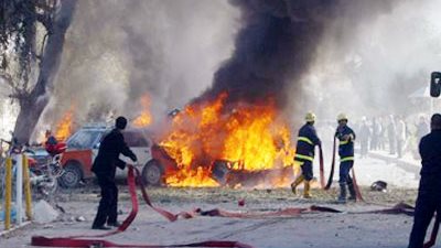 7 قتلى و25 مصاب بتفجير سيارة عسكرية قرب 