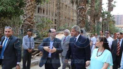 عبد العزيز : بحث استكمال إنشاءات أكاديمية الفنون بالتعاون مع وزراة الثقافة