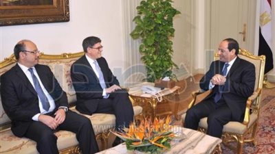 وزير الخزانة الأميريكى يشيد بدور مصر فى مكافحة الإرهاب خلال لقاء السيسى