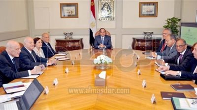 السيسى :تعاون مشترك بين المجالس المتخصصة التابعة لرئاسة الجمهورية