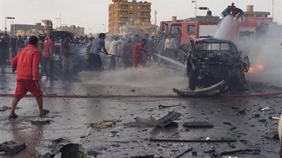 بالصور.. حادث انفجار 