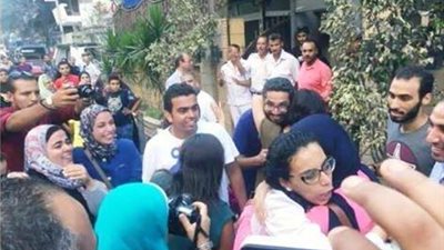 إخلاء سبيل ماهينور المصري ويوسف شعبان من قسم شرطة الرمل بالإسكندرية