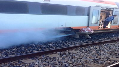 السيطرة على حريق محدود بقطار في محطة مصر برمسيس