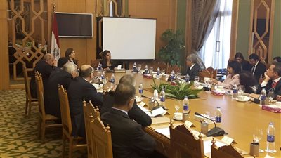 سحر نصر تلتقي 28 سفيرا جديدا لمصر في مقر 