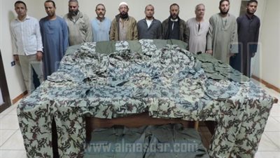 الأجهزة الأمنية  تتمكن من رصد وضبط خلية إرهابية بالمنيا