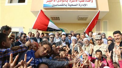 وفد إماراتى يتفقد مشروعات فى الاسكان والصحة بمحافظة الاسماعيلية