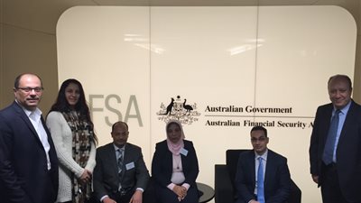 هيئة الرقابة المالية تتعرف على التجربة الأسترالية فى الضمانات المنقولة