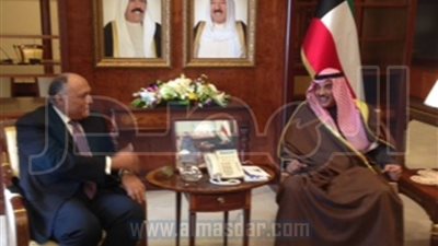 شكري والشيخ صباح خالد يرأسان اجتماع اللجنة المشتركة ( المصرية – الكويتية )