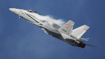 فقدان طائرة تابعة لسلاح الجو السويسري وإطلاق عمليات البحث