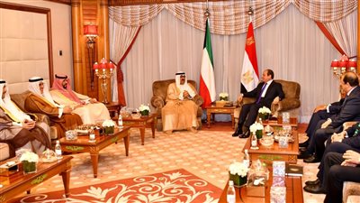 السيسي والصباح يبحثان تعزيز علاقات التعاون المصرية الكويتية