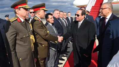 صفحة السيسي تنشر صور مراسم وصوله للولايات المتحدة
