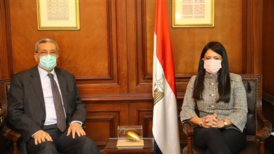 «المشاط» تبحث مع السفير الجزائري التحضير لانعقاد اللجنة العليا المشتركة