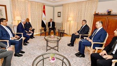 السيسي يلتقي رئيس شركة لورسن الألمانية للصناعات البحرية
