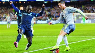 ريال مدريد يسعى للإطاحة بمان سيتي..والفريق الانجليزي يأمل في احداث مفاجأة