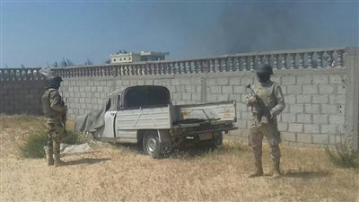 المتحدث العسكري: مقتل 6 تكفيريين وتدمير نفقين بشمال سيناء (صور)