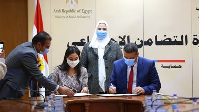 بروتوكول تعاون بين «التضامن» ومؤسسة «ساويرس للتنمية الاجتماعية»