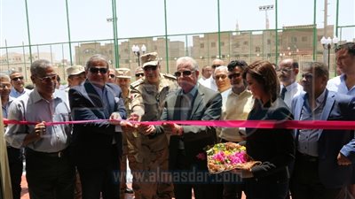 وزير الشباب ومحافظ جنوب سيناء يفتتحان مجمع الملاعب بشرم الشيخ