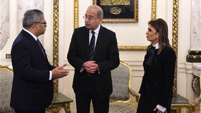 رئيس الوزراء يلتقى حلمى فوزى سفير اندونيسيا بالقاهرة (صور)