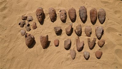 الكشف عن بقايا أحد معابد الشمس الأربعة المفقودة من الأسرة الخامسة بأبوصير  