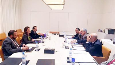 سحر نصر تناقش مع فهد الراشد ترتيبات إقامة تجمع لهيئات الاستثمار العربية