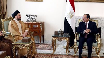 تفاصيل لقاء السيسي رئيس التحالف الوطني بالبرلمان العراقي (صور)