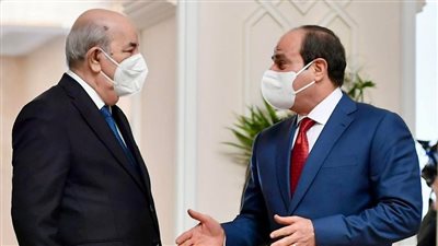 السيسي يبحث مع نظيره الجزائري تطورات القضايا الإقليمية ذات الاهتمام المشترك