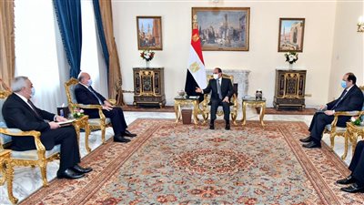 السيسي يستقبل وزير خارجية العراق ويتسلم رسالة من برهم صالح