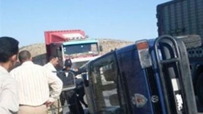 مصرع 13 بينهم 10 مجندين وأمين شرطة في حادث تصادم بـ