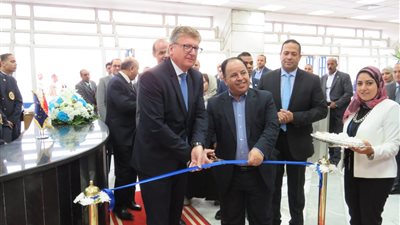 وزير المالية يفتتح مركزاً مجهزًا للتدريب بتمويل من الاتحاد الأوروبى