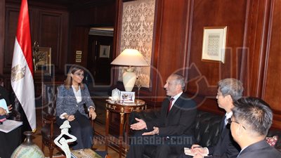 وزير التعاون الدولي تبحث تطورات المشروع القومي للصرف الصحي في 264 قرية