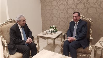 وزير البترول يبحث تعزيز التعاون بين مصر ووكالة الطاقة الدولية