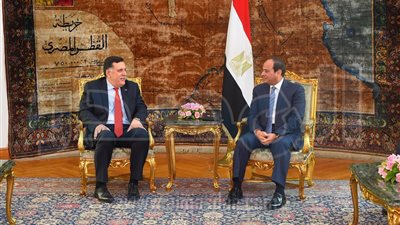 السيسي يستعرض الوضع الليبي مع 