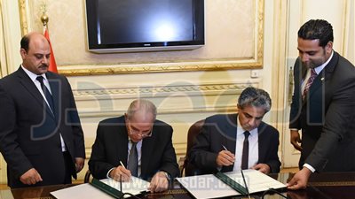 توقيع بروتوكول تعاون بين وزارتي 