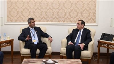 وزير البترول يبحث مع نظيره الأردني آفاق التعاون فى مجال الغاز الطبيعي