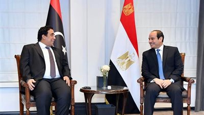 السيسي يؤكد دعم مصر الكامل للمسار السياسي الراهن لتسوية الأزمة الليبية